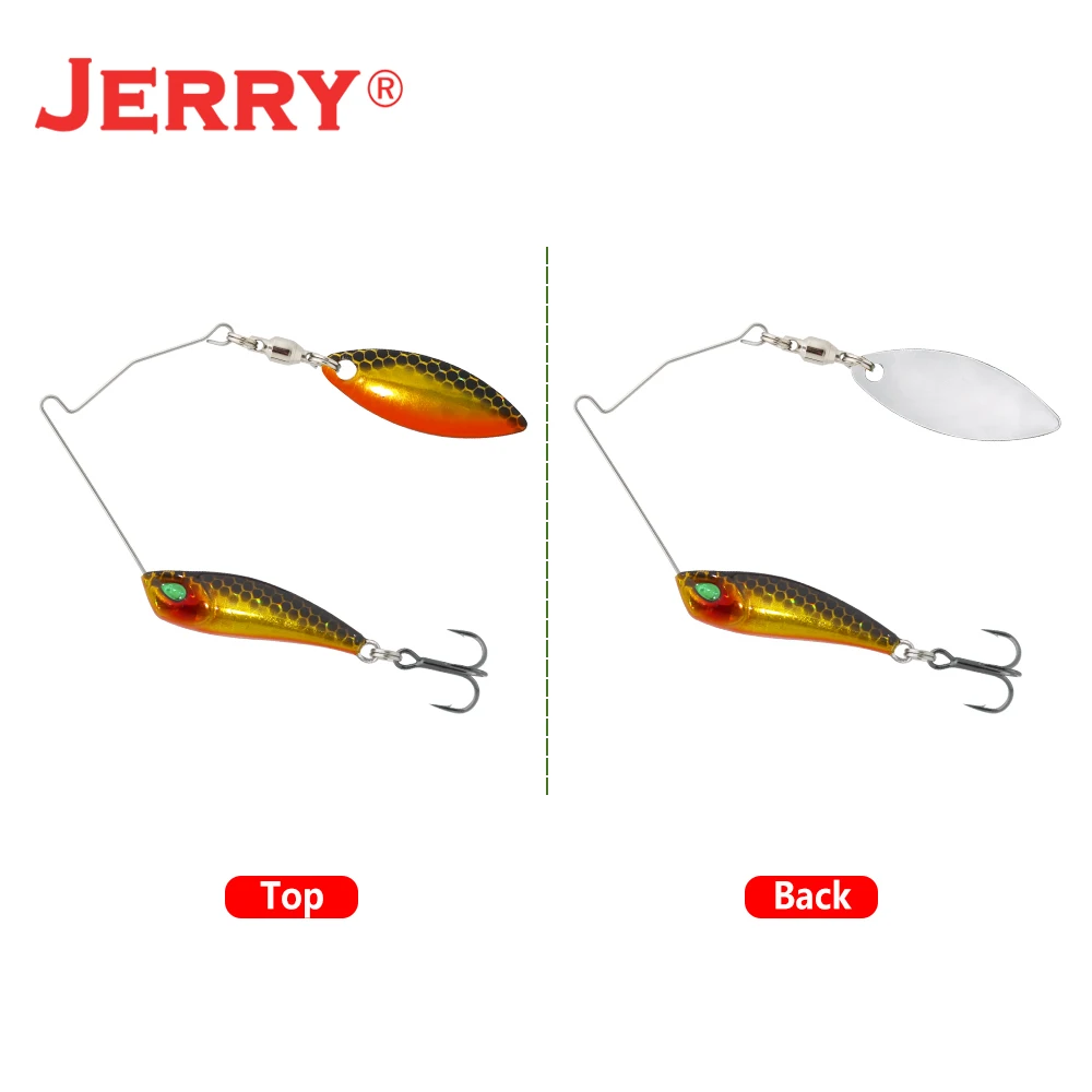 Jerry Oscar Mocro — Señuelo giratorio para trucha y lubina - imagen 2