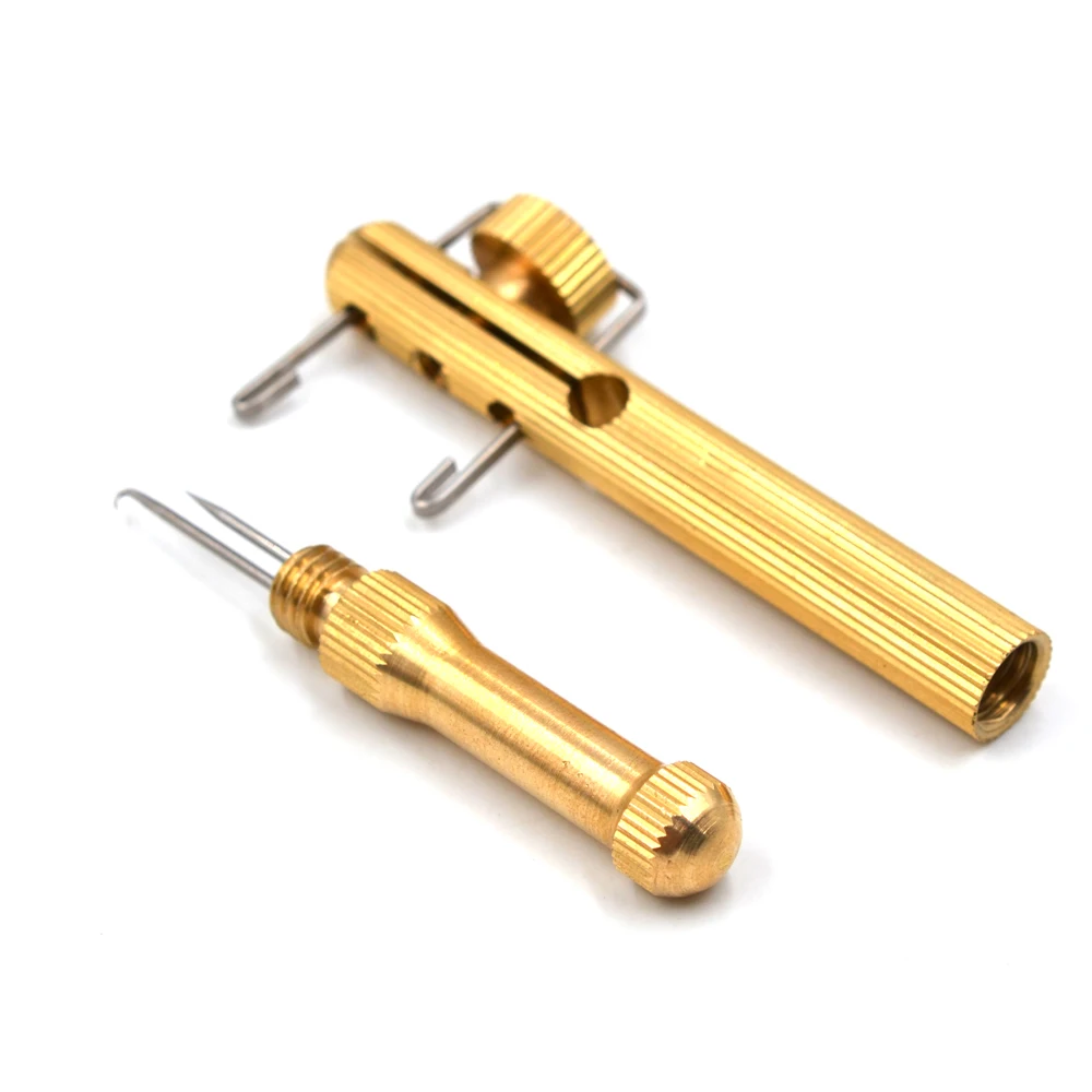 MNFT-Herramienta de anudado de línea de nudo práctica de aleación de piezas, removedor de desacoplamiento de anzuelos, dispositivo de amarre de línea de pescado, accesorios de pesca, 1 unidad - imagen 4