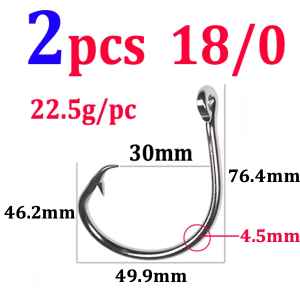 2pcs size 18-0