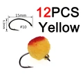 12pcs Yellow