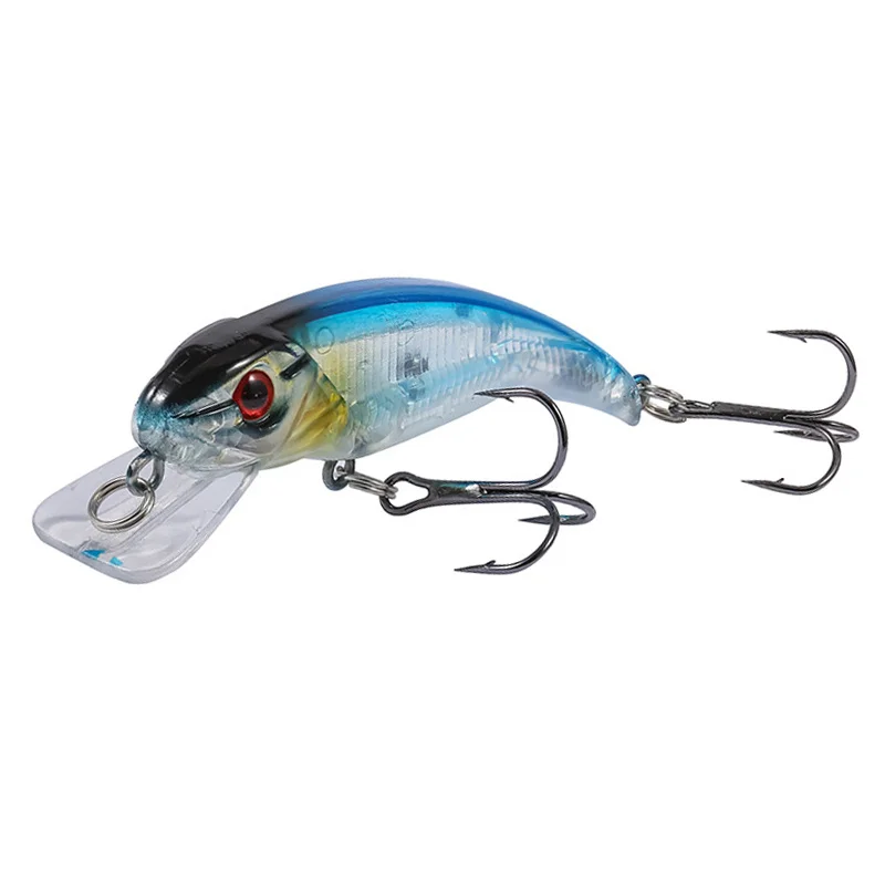 Señuelo de Pesca de pececillos, cebo duro de plástico Artificial, Wobblers Crankbait, Lucio, Pesca de carpa, 1 piezas, 7,5 cm, 6,3g - imagen 5