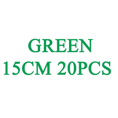 Green 15cm 20pcs