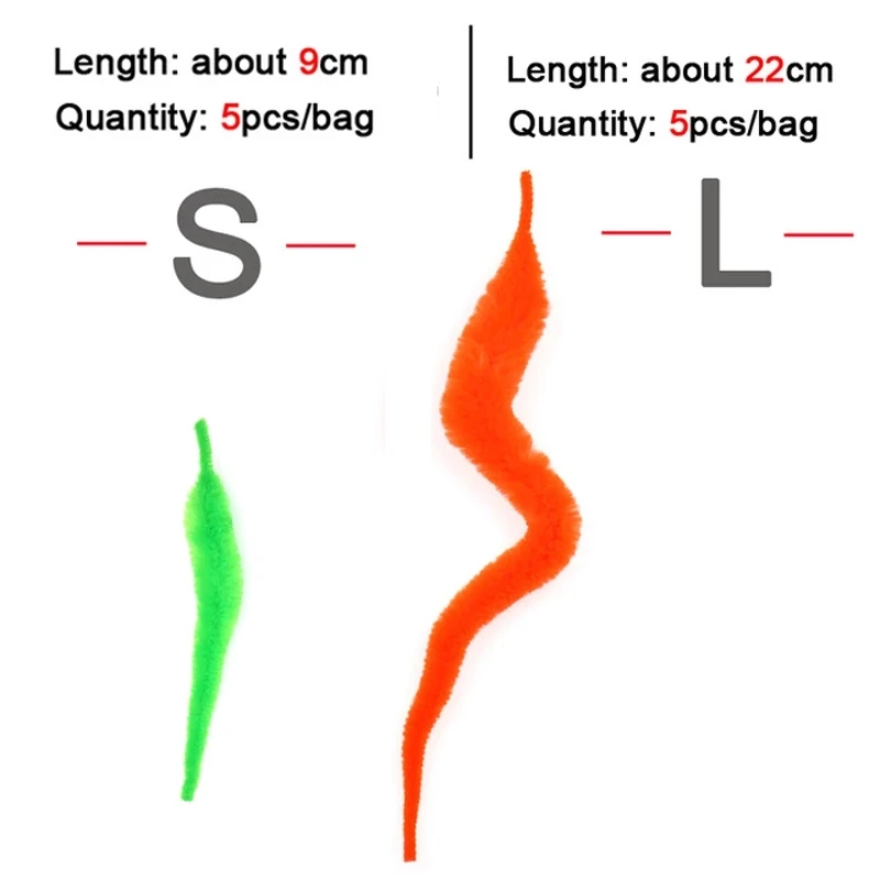 Wifreo-cola de chenilla para atar moscas, accesorio Magnum Dragon Tails Pike Mustky Steelhead, serpiente voladora de agua salada, 5 uds./PA L - imagen 3