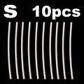 10pcs white S