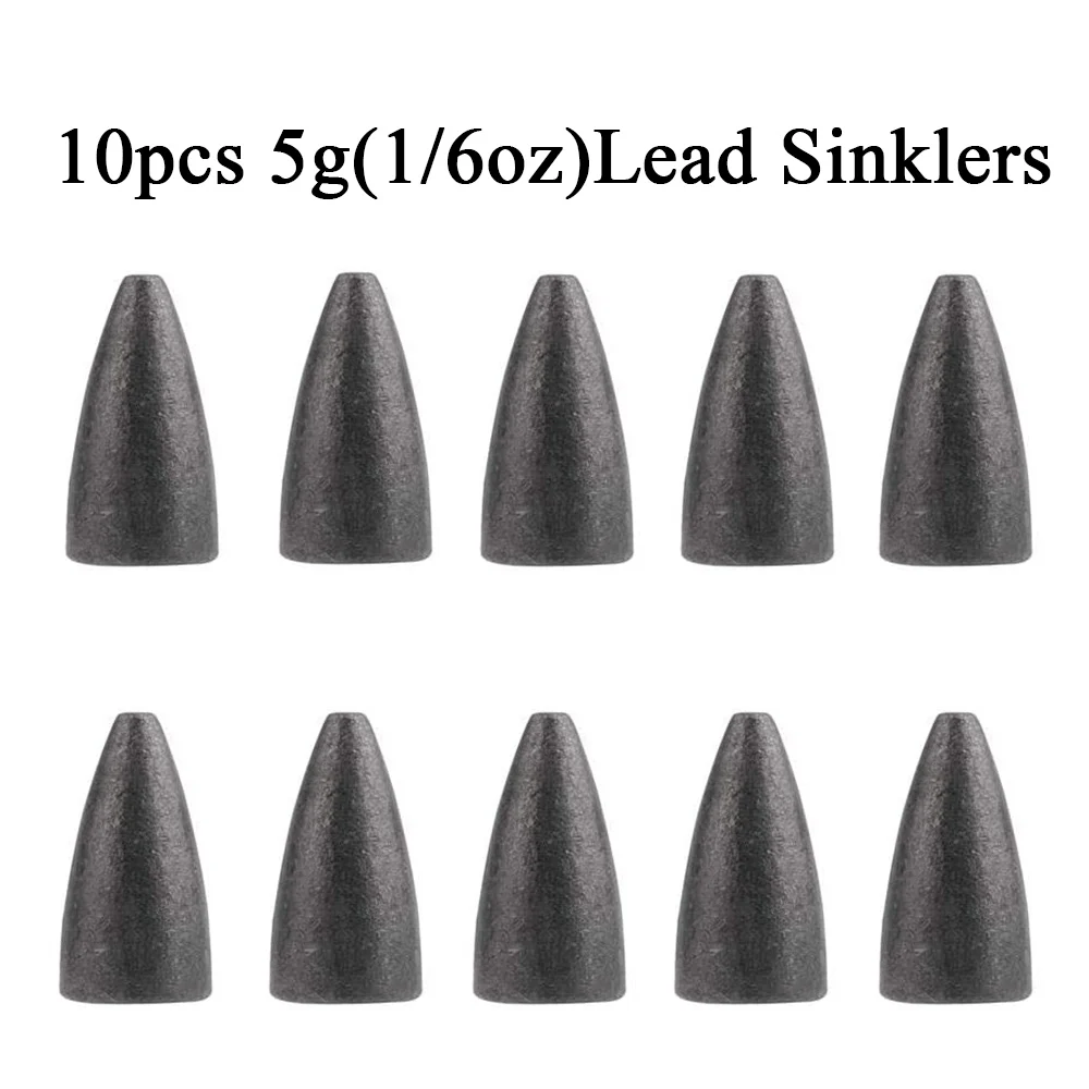 10pcs 5g sinkers