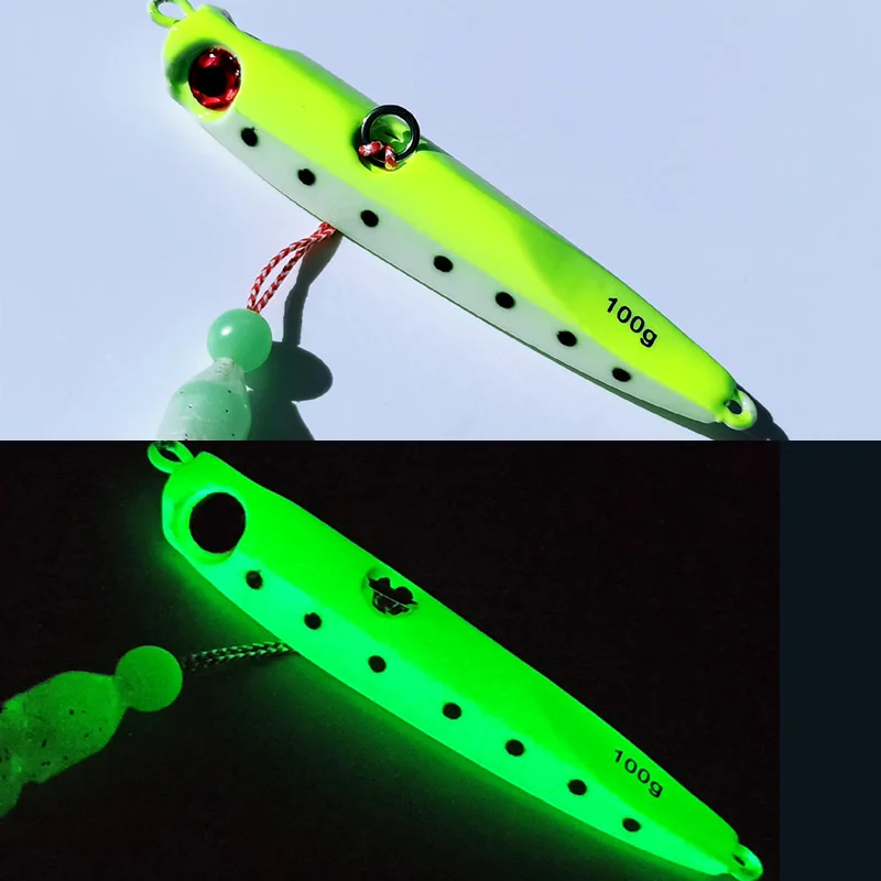 Lumious-señuelo de pesca con cabeza plomada, plantilla de plomo, 135g/100g/80g - imagen 3