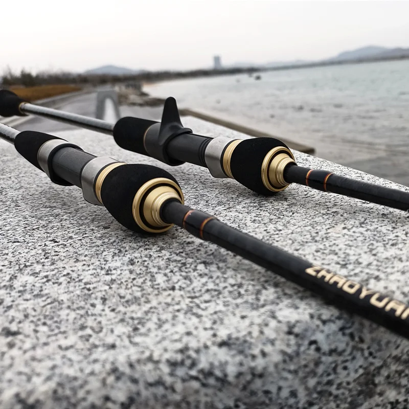Caña de pescar de carbono para pesca lenta, 1,68 M, 5,5 pies, ML, acción rápida, lanzamiento fuera de tierra, agua salada, barco giratorio, grouper - imagen 4