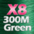 X8-300M-GREEN
