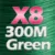 X8-300M-GREEN
