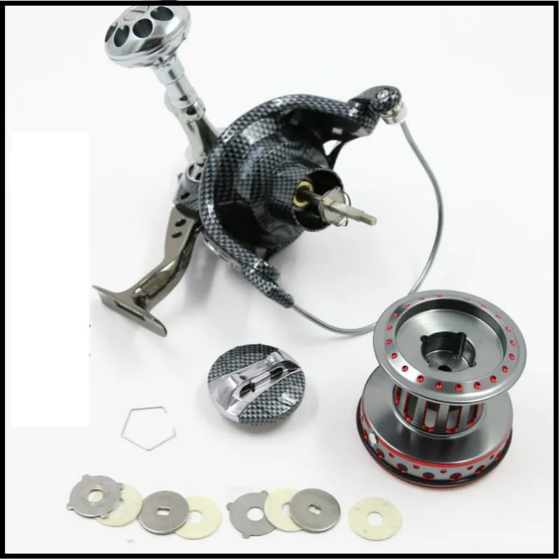 Carrete De Pesca en roca 8000: 1, 10000s, 12000s, 11BB, doble carrete, Ratio De engranaje, giratorio, rueda para Pesca De carpa - imagen 5