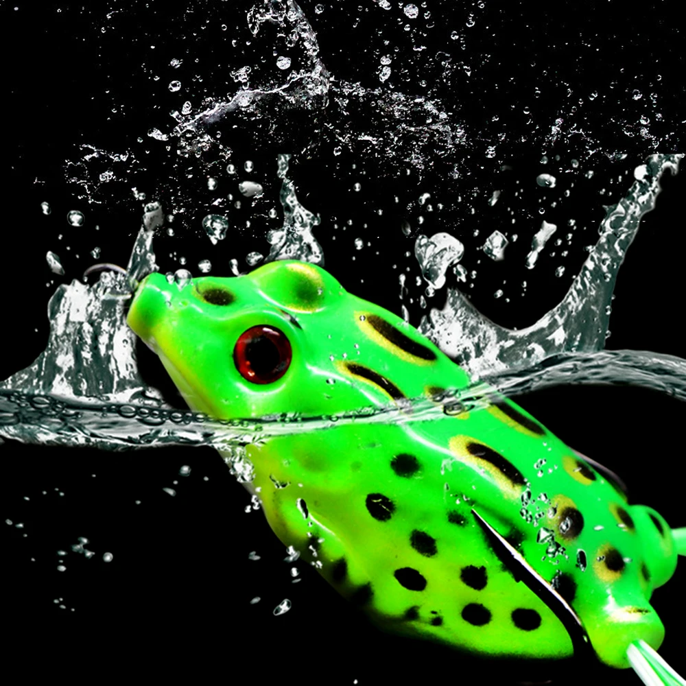 CCLTBA-Señuelos de Pesca Topwater, cebo de rana blanda, aparejos de pesca de cabeza de serpiente, cebo deslizante, 5g, 8g, 12g - imagen 2