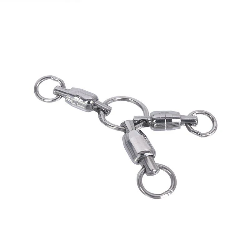 50 Uds. Giratorios de Pesca giratorios de alta velocidad conector de rodamiento de bolas de acero inoxidable completo accesorios de Pesca de mar aparejos de Pesca - imagen 2