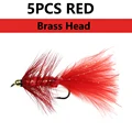 5pcs brass red