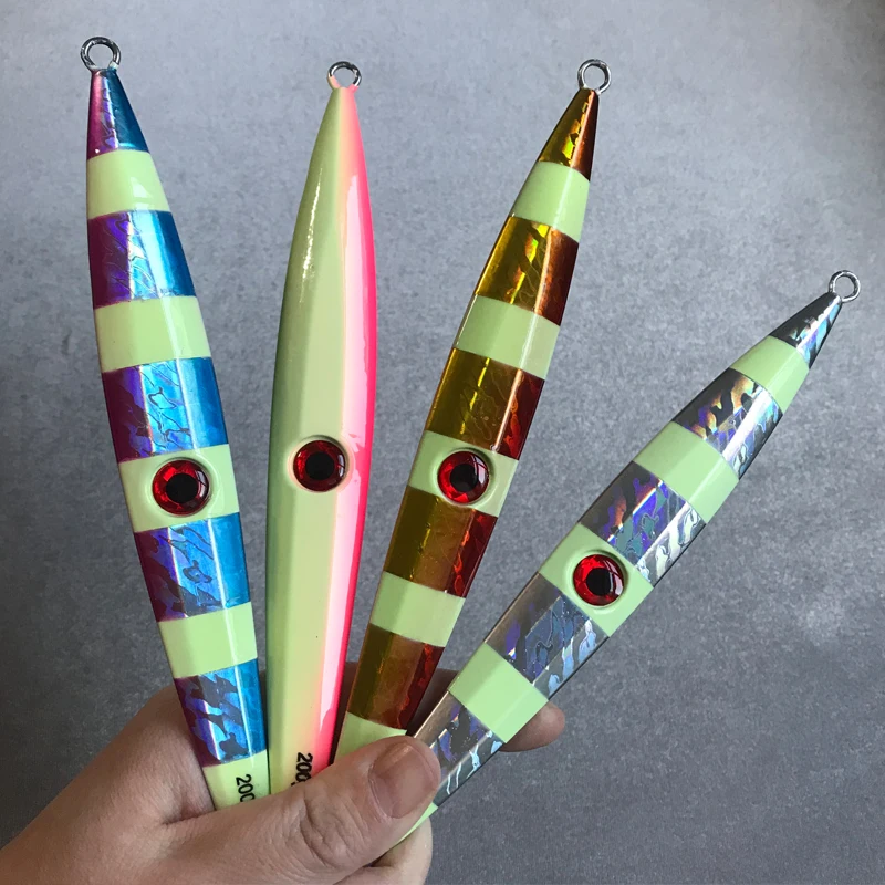 OBSESSION J33 Jig metálico luminoso – Hundimiento lento, larga distancia - imagen 5