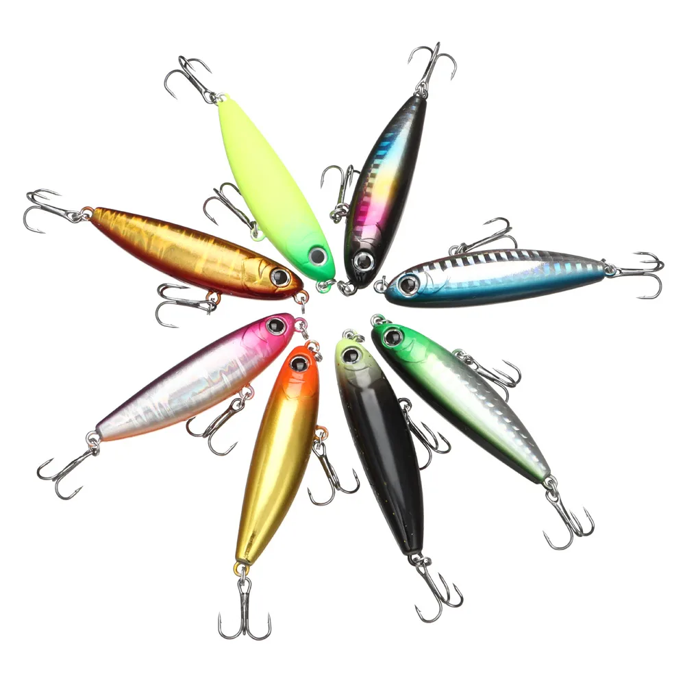 Cebo de superficie de agua Luya, cebo duro de plástico falso, aparejo de pesca de simulación, cebo de pez mandarín, 60mm/6g, 1 unidad - imagen 2