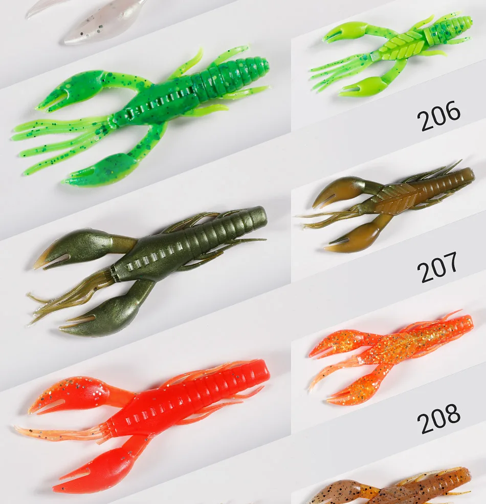 Explore el mundo vibrante de las opciones realistas de cebo de cangrejos de río con nuestra diversa colección