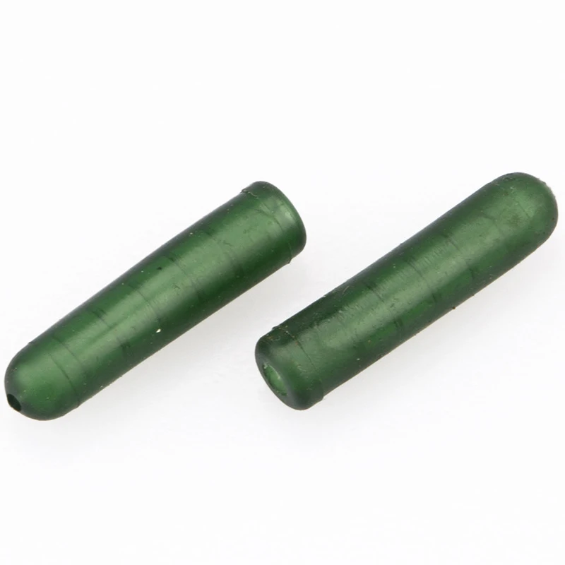 Venta al por mayor a granel, 500 Uds., tapa suave de Pesca de carpa europea, Protector de grupo, manguera de cuentas PE 25mm, accesorios de equipo de Pesca - imagen 2