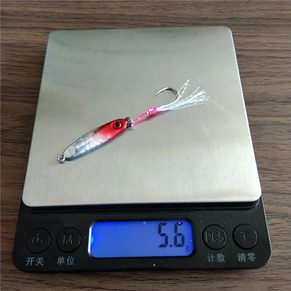 Swolfy-señuelo de pesca de plomo para Jigging, cebo Artificial de Metal fundido, cuchara de fundición, 3,5 cm, 5,6g, 20 piezas - imagen 4