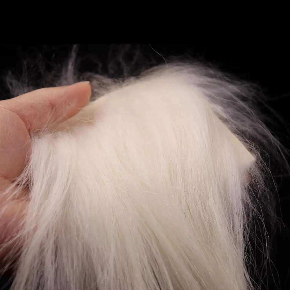 Bimoo, 11 colores, pelo de cabra de Cachemira, Material Natural para atar moscas para agua salada, agua caliente, rayos solares, sombra, Collie, señuelo para perros, fabricación de cebo - imagen 5