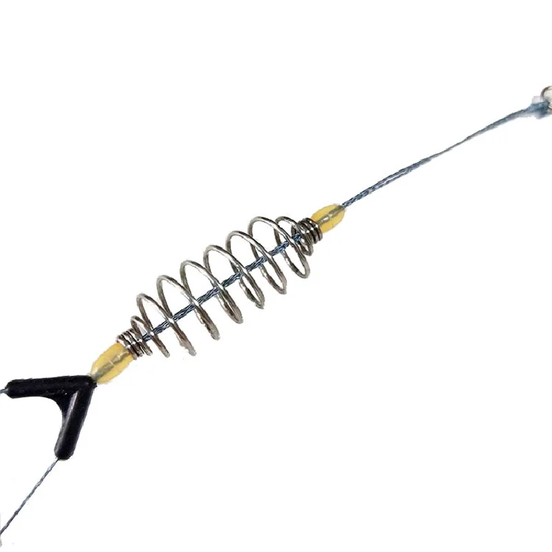 1000 Uds 304 anzuelo de Pesca de acero inoxidable alimentador de cebo gancho de carpa de resorte plantilla de explosión anzuelo aparejos de Pesca de primavera Pesca - imagen 5