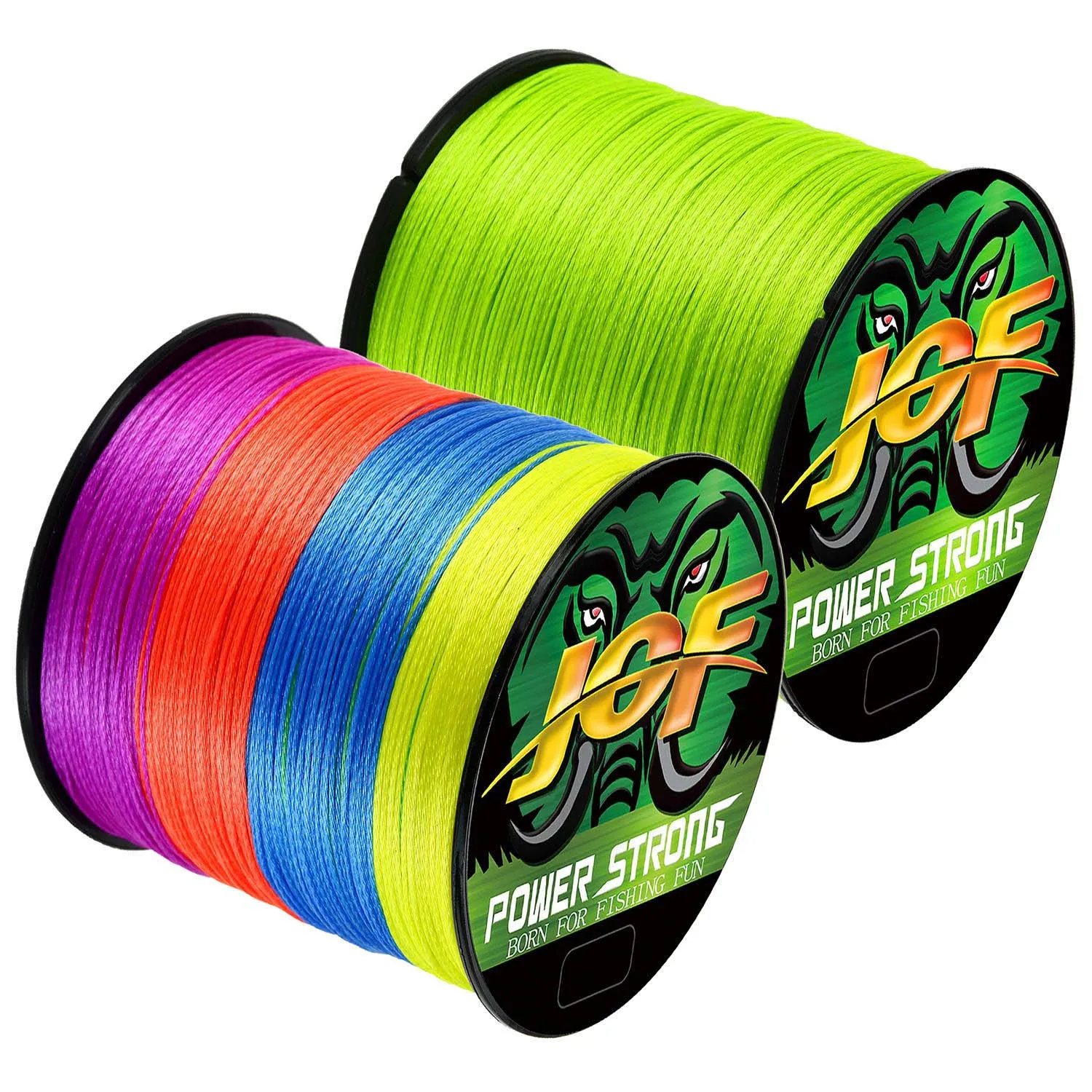 JOF nuevo X12 X9 X4 Super fuerte 12 Strands 4 9 línea de pesca trenzada 300M 500M multifilamento PE línea de agua salada de pesca - imagen 3