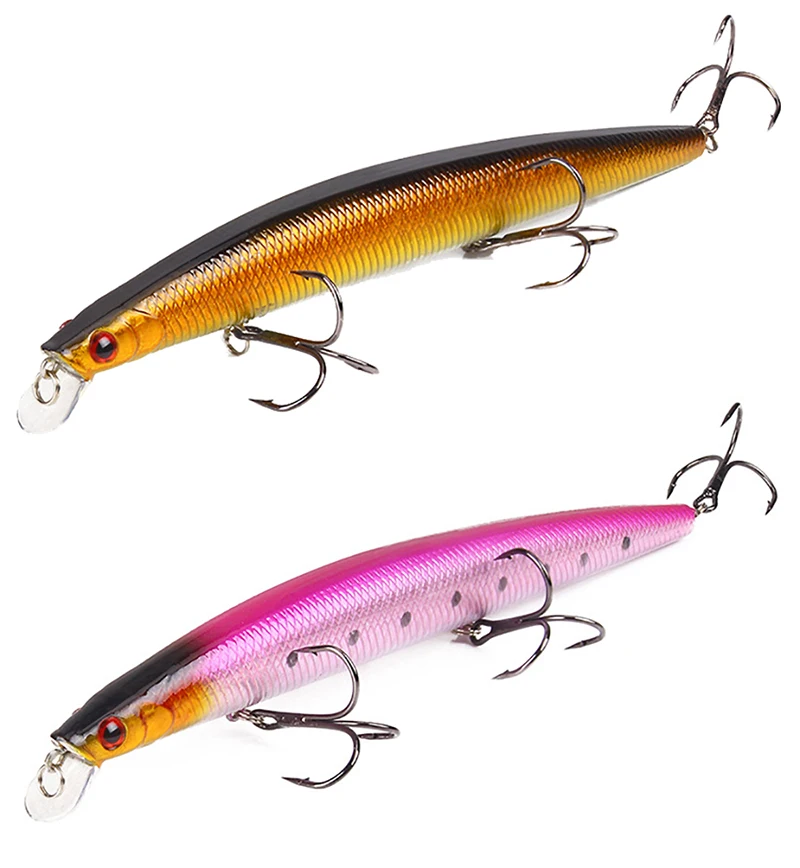 Estos señuelos de pesca vibrantes están diseñados para una pesca efectiva y eficiente.