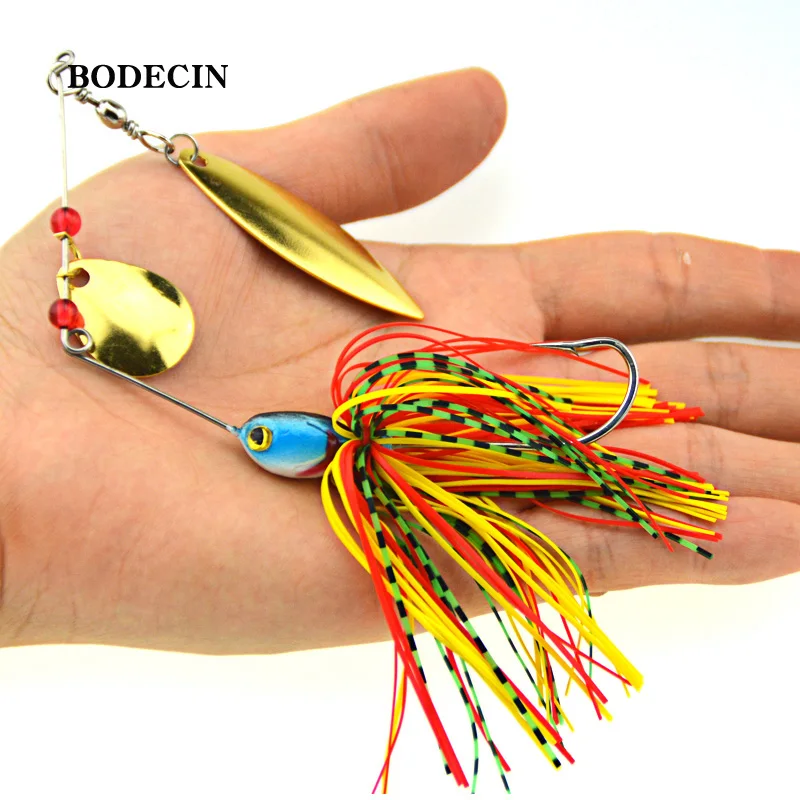 Señuelo de pesca Wobblers, Wobbler Spinners Spoon Bait para Pike Peche Tackle, todos los cebos artificiales, lentejuelas de Metal
