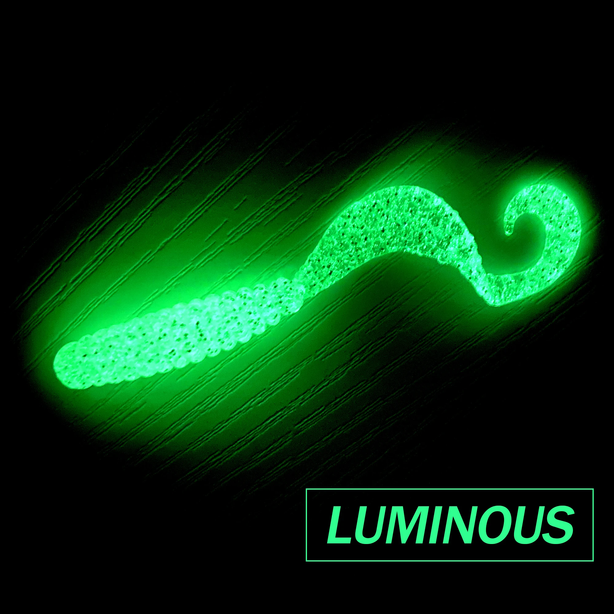 THKFISH 20 piezas 65mm señuelo suave de pesca Artificial de silicona suave cebo de gusano Jigging Wobbler larva cebos para pesca de trucha lubina - imagen 2