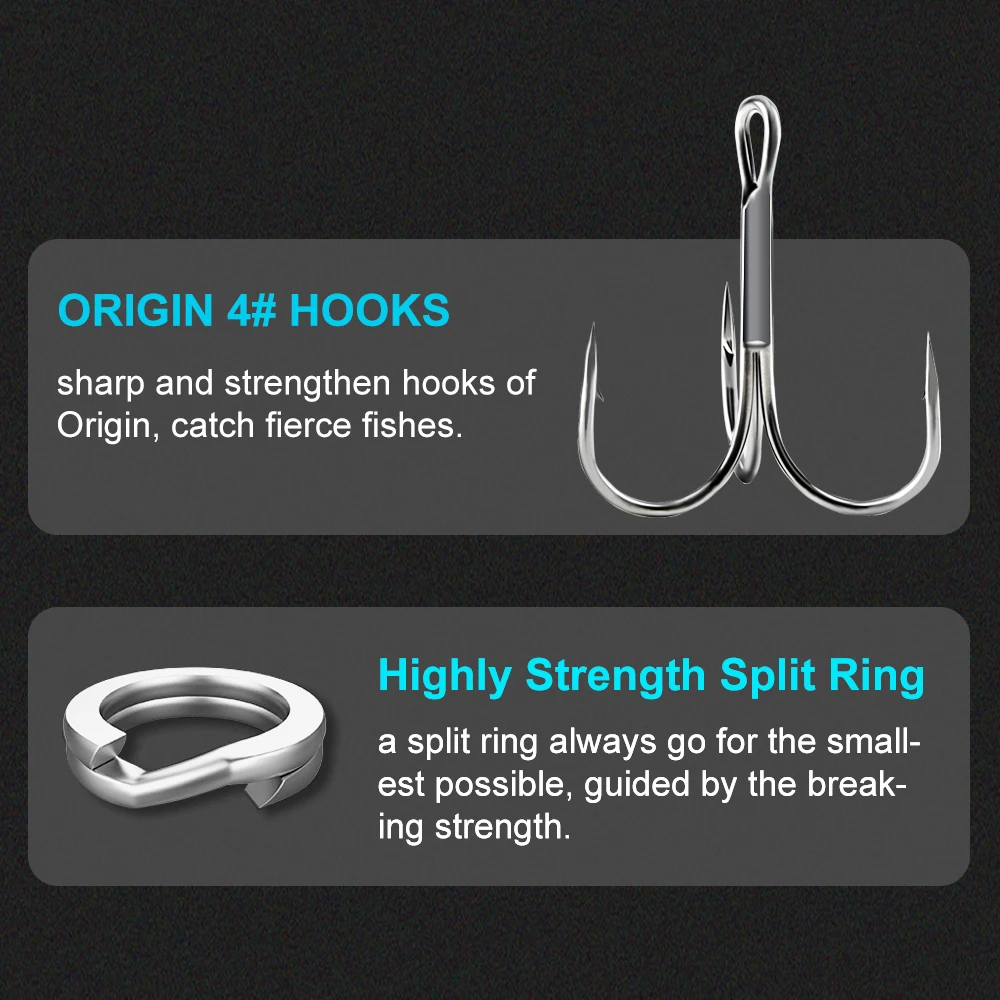 Hunthouse-señuelo de pesca tipo lápiz, 99mm, 18,5g, 155mm, 31,5g - imagen 4