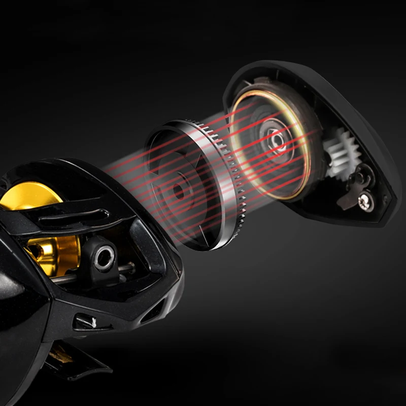 RYOBI-carrete de pesca de Metal FIEST CLASS, 10 + 1BB, relación de transmisión 7,1: 1, Carretes de Baitcasting, arrastre máximo de 5KG, carretes de pesca de fundición de calidad - imagen 2