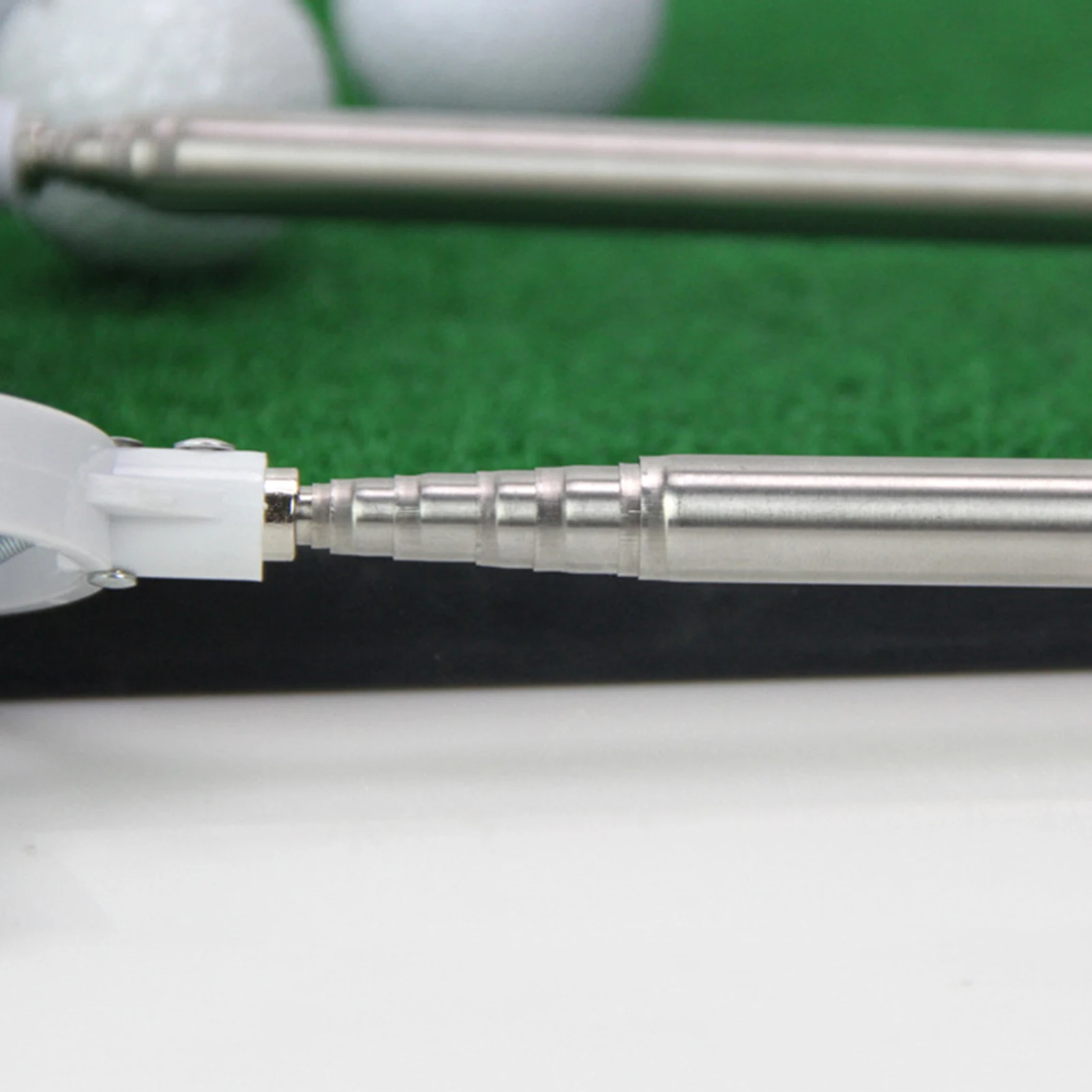 Recogedor de bolas de Golf telescópico de acero inoxidable Retriever retractado - imagen 4