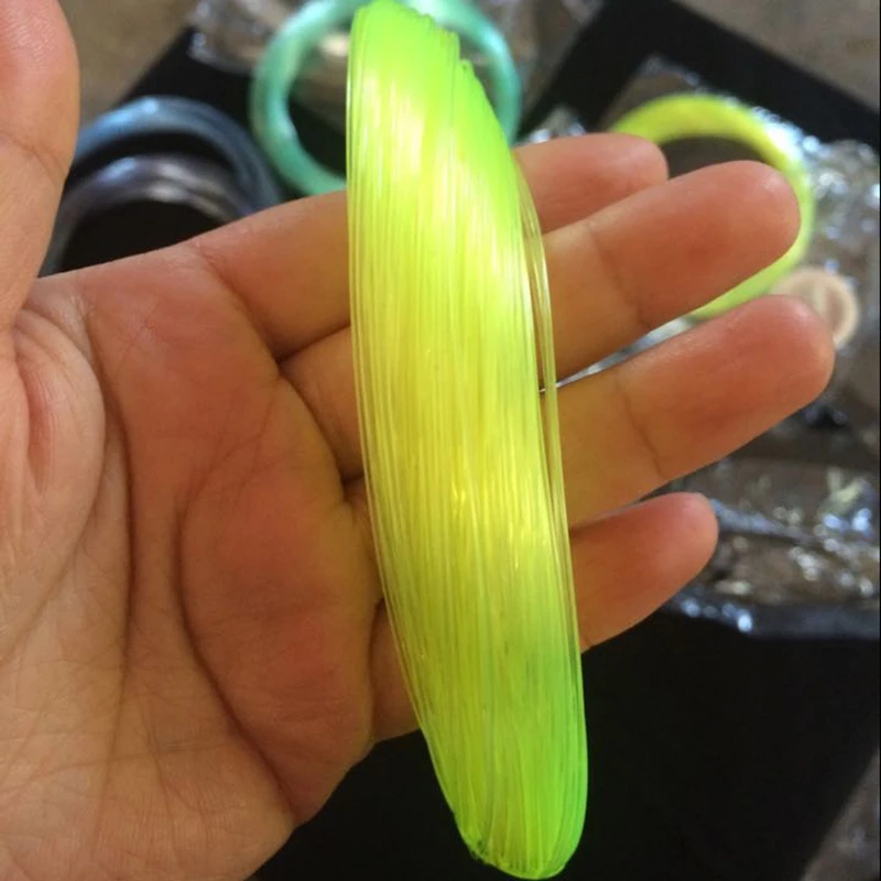 Sedal de Pesca amarillo, 500g, diámetro de 0,3-0,8mm, línea principal de nailon grueso, sedal para peces, carpa, Mahjong, ancla de asiento, aparejos de Pesca - imagen 4