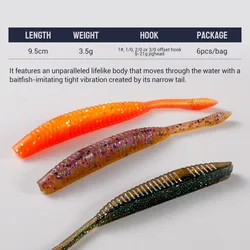 Swimbait de silicona NOEBY – Señuelo blando para aparejo Texas
