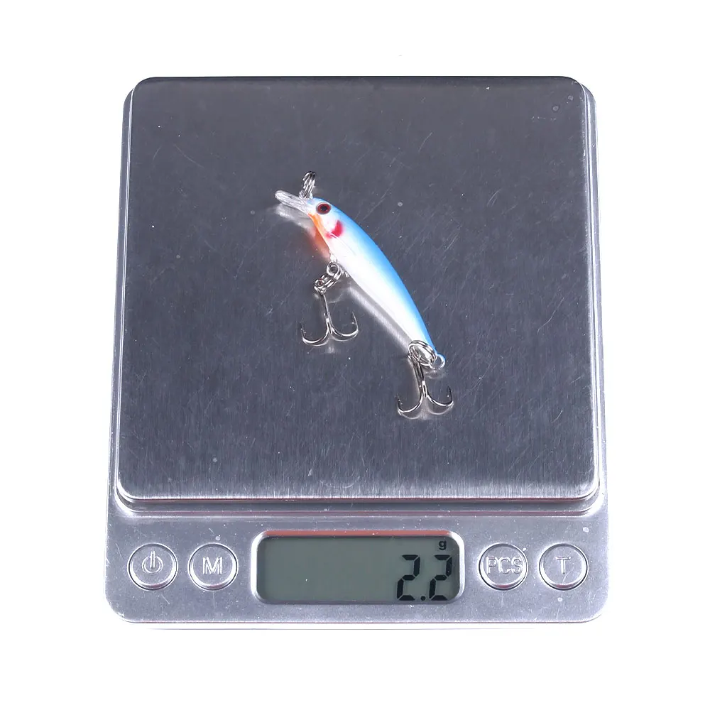 Señuelo de pesca Minnows, 5cm, 2,1g, Jerkbait, Mini Wobblers de pesca, cebo de manivela dura, Lucio Artificial, carpa, Swimbait para Lucio, trucha, 1 ud. - imagen 5