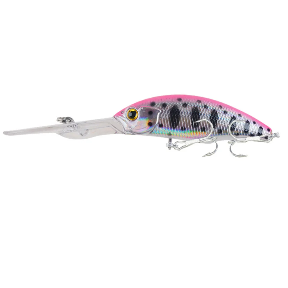 Crankbait flotante ojos 3D – Señuelo pala larga para lubina y lucio - imagen 4