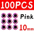 100pcs 10mm Pink
