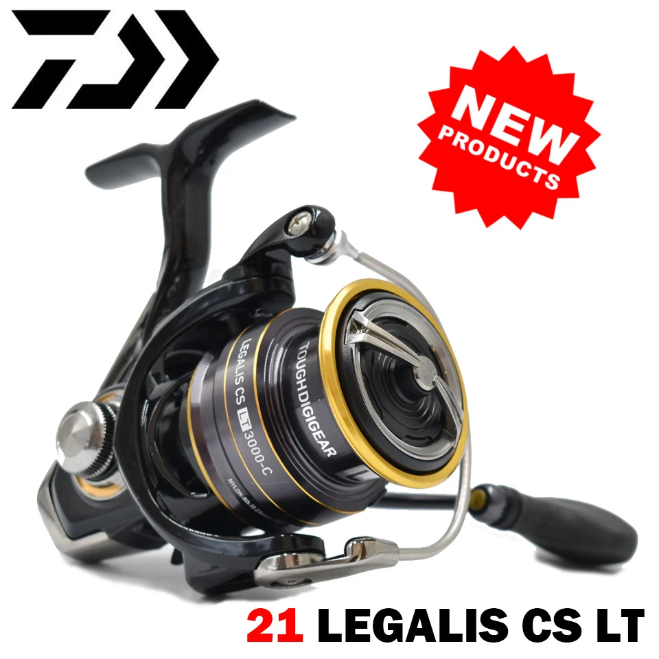DAIWA-carrete de pesca LEGALIS CS LT, 2021/2000/3000C/4000C, cuerpo ligero, 6 + 1BB, carrete de LC-ABS Metail, 5-12KG, Power Ultraleve185g-325g, 2500 - imagen 3