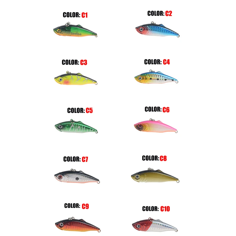 Señuelo de pesca de plomo VIB, cebo duro Wobbler de 60mm y 11g, Crankbait Artificial para pesca en el mar, lubina y buceo, 1 unidad - imagen 5