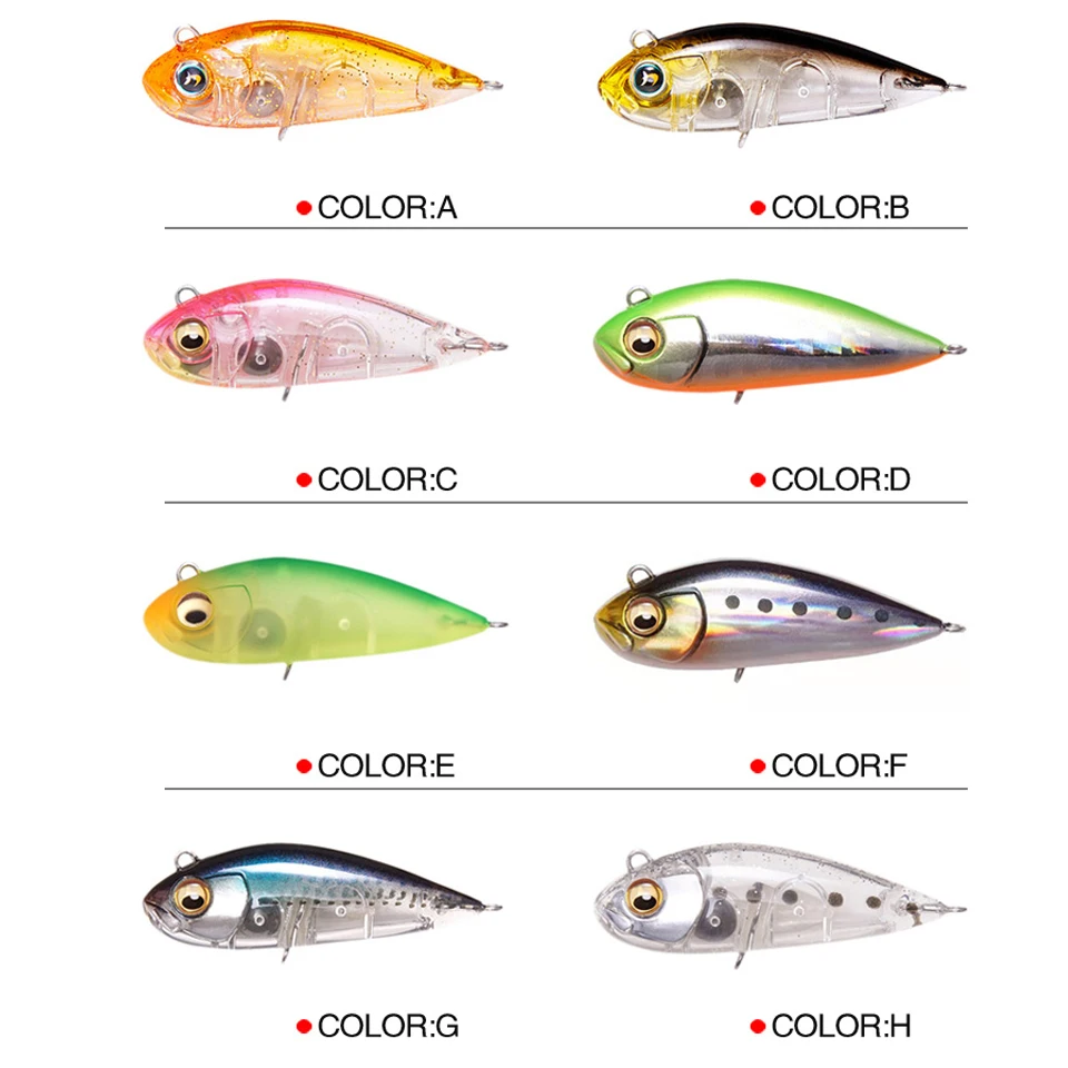 WALK FISH-señuelo de pesca Artificial, cebo duro de agua salada, anzuelo triple, aparejos de pesca de lubina, 41MM, 3,7G - imagen 2