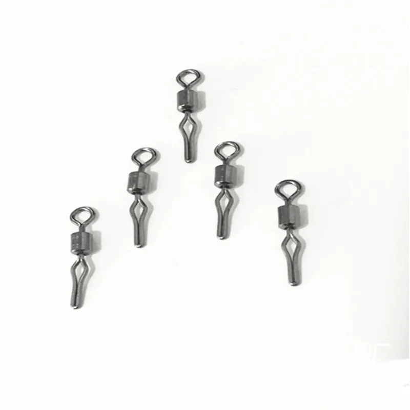 500 unids/lote rodamiento de bolas giratorio anillos sólidos conector océano barco carpa aparejos de Pesca ganchos enlace rápido Pesca señuelo Accesorios - imagen 4