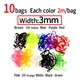 10 bag mix 3mm
