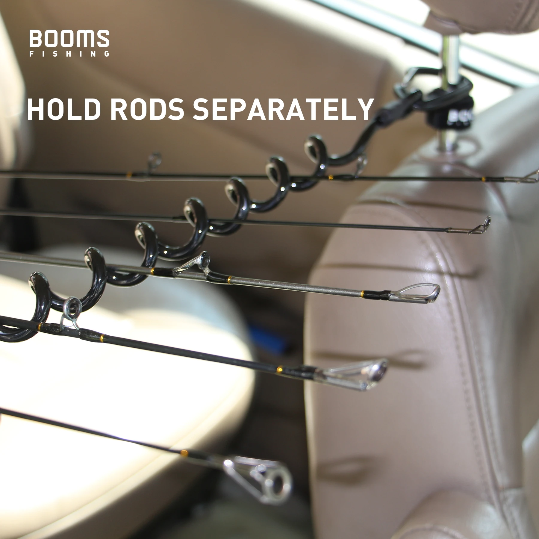 Booms-soporte para caña de pescar VTC, soporte para caña de vehículo, cordón en espiral, cordón elástico para cajas de aparejos de pesca, accesorios de herramientas - imagen 4