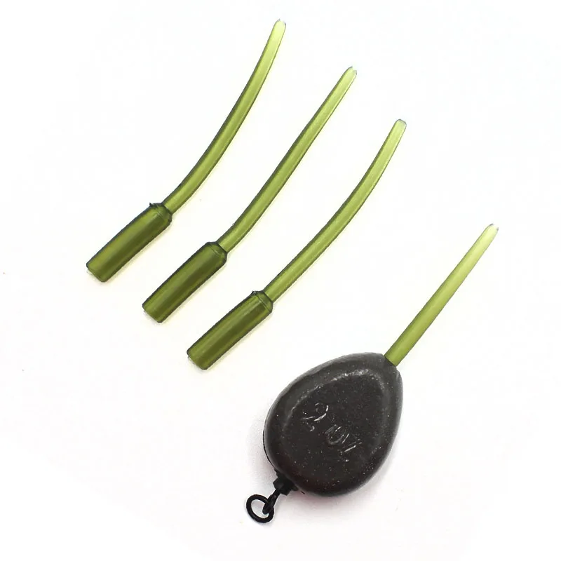 Mangas antienredos method feeder verdes para pesca de carpa
