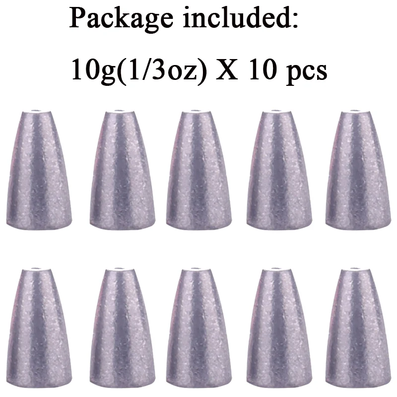 10g sinkers