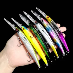 Wobbler Buzo Profundo Pececillo 15cm 12,5g – 3 Anzuelos Triples Afilados