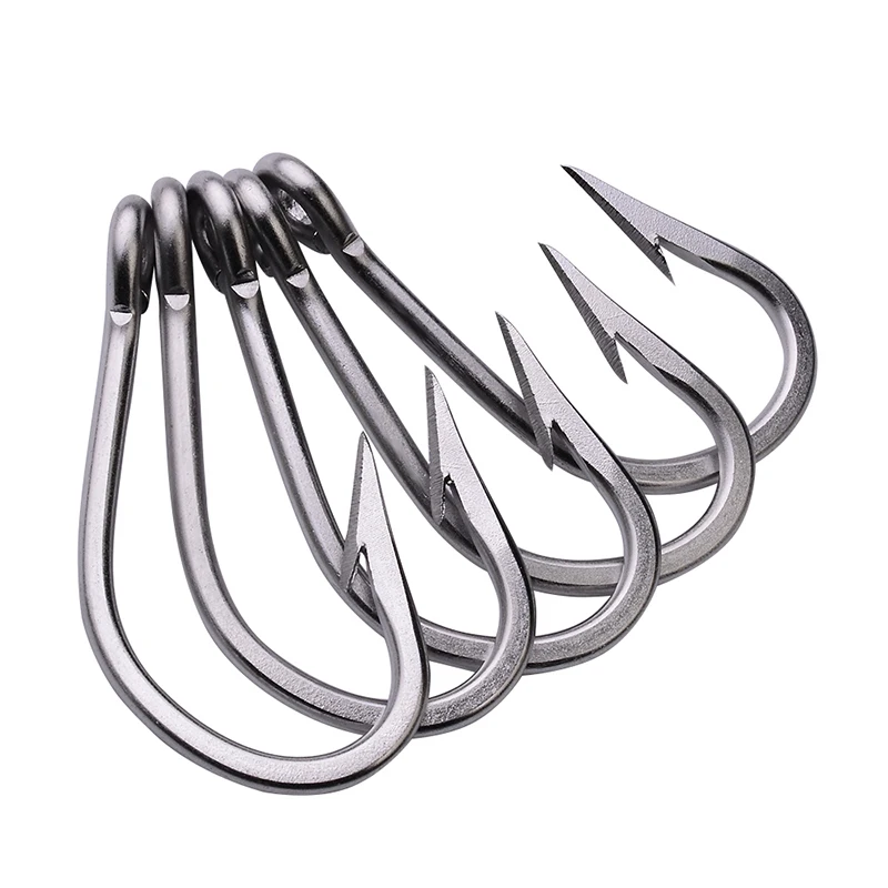 PROBEROS-anzuelos de acero inoxidable para pesca en agua salada, 1 paquete, 6/0, 7/0, 8/0, 9/0, 10/0, 11/0, 12/0 # - imagen 5