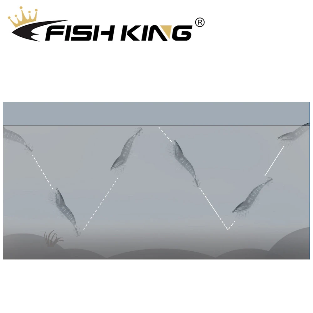 FISH KING-señuelos de calamar, plantilla de plomo 3,0 #3,5 #, cebo de camarón de madera de pulpo, anzuelo de calamar, Señuelos de Pesca luminosos de pie suave de alta calidad - imagen 5