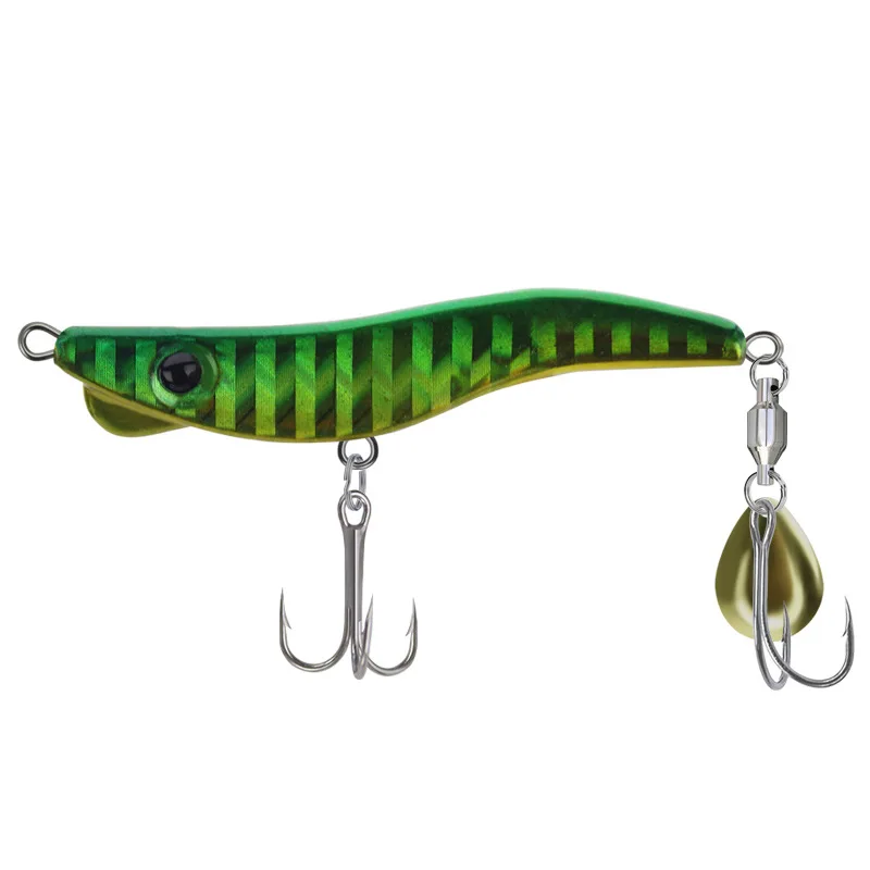 Jigbait-señuelo de pesca de camarón, señuelos artificiales de hundimiento de fundición larga, Mini Jigs de Metal, 16g, 19g, 28g, 40g, cebo duro, 1 pieza, venta - imagen 2