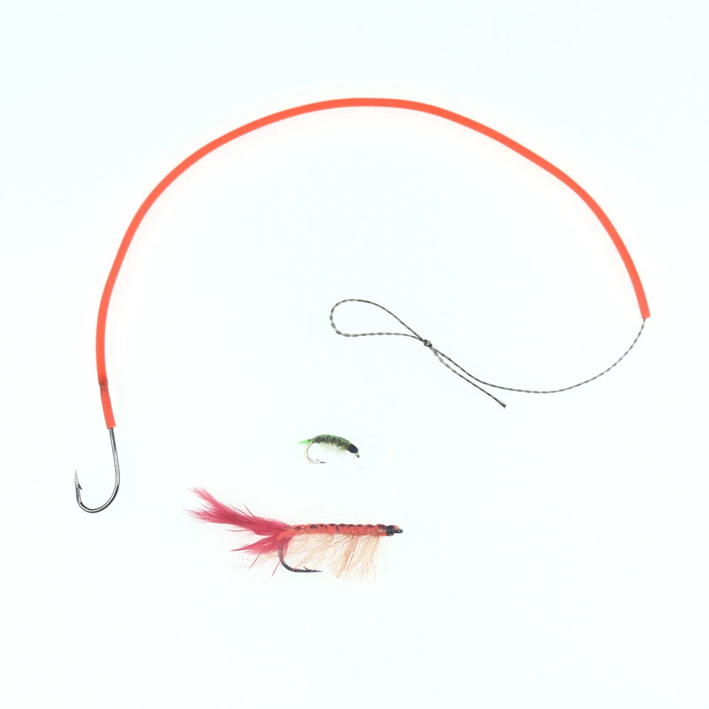 Bimoo-tubo elástico de película fina de 2mm para pesca de carpas, Material de atado de moscas Sabiki, piel de Ninfa, 4 m/paquete - imagen 5