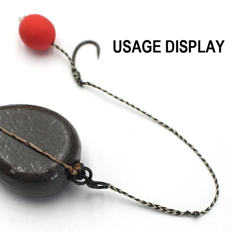 Aparejos de pesca giratorios de doble anillo, aparejos de pesca de carpa, accesorios de pesca de carpa, aparejo giratorio de cambio rápido - imagen 5